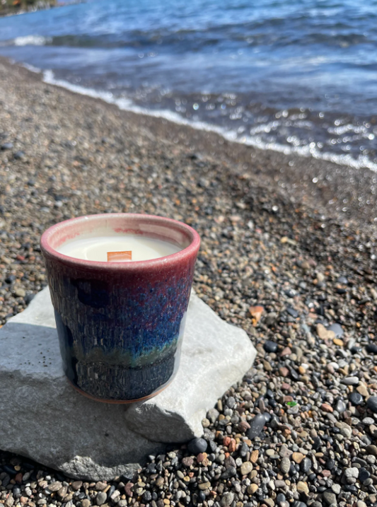 coffee cup candle- Explore our clean non toxic candles today for the holidays